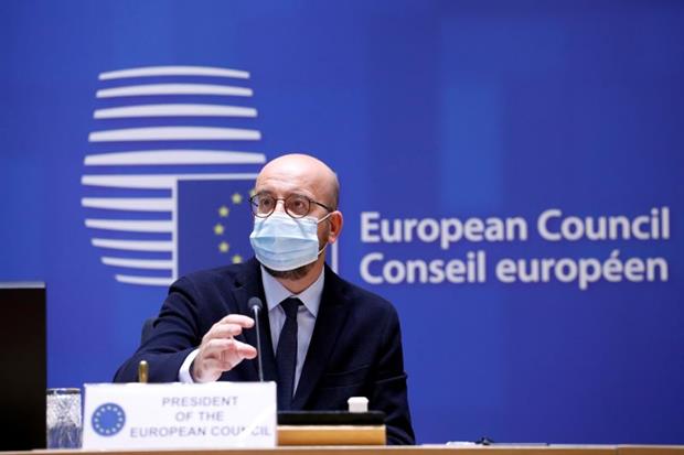 European Council president Charles Michel before Thursday's meeting: Heads of state and government met to discuss the long-term budget, Brexit and climate target. Photo: European Union